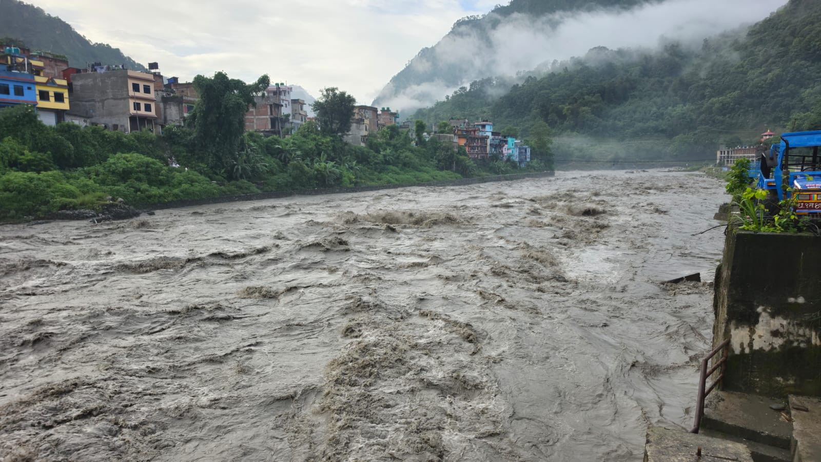 आकस्मिक बाढीको आज मध्यम जोखिम